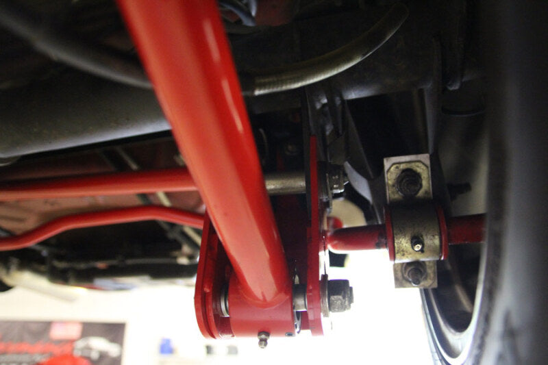 UMI Control Arm Mounts - UMI Performance 05-14 Ford Mustang Rear Control Arm Relocation Brackets- Bolt In