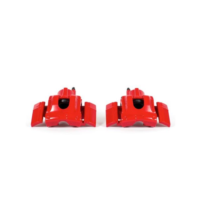 PSB Red Calipers - Power Stop 07-17 Ford Expedition Rear Red Calipers w/Brackets - Pair