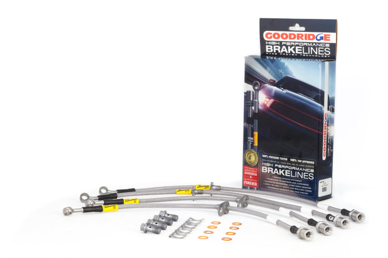 GR G-Stop Brake Line Kits - Goodridge 15-16 Subaru STi (w/ Brembo Calipers) Stainless Steel Brake Line Kit