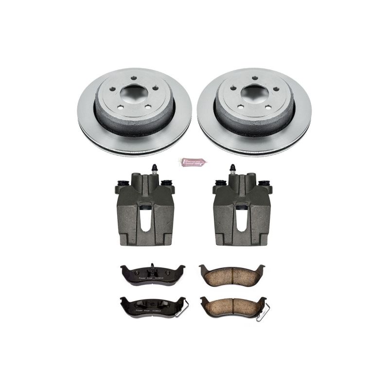 PSB Autospecialty Kit w/Cals - Power Stop 03-11 Ford Crown Victoria Rear Autospecialty Brake Kit w/Calipers