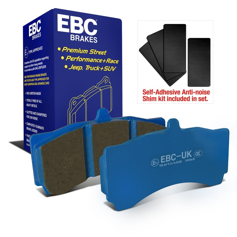 EBC Bluestuff Brake Pad Sets - EBC Brakes Bluestuff Street and Track Day Brake Pads
