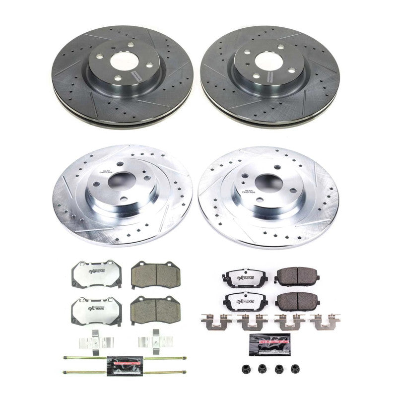 PSB Z26 Street Warrior Kit - Power Stop 16-22 Mazda MX-5 Miata Front & Rear Z26 Street Brake Kit