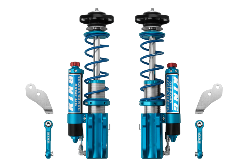 KIN 2.5 PR Coilover Shocks - King Shocks 19-24 Mercedes-Benz Sprinter 2500 2WD Front 2.5 Piggy Hose Reservoir Shock w/ Adj. Kit