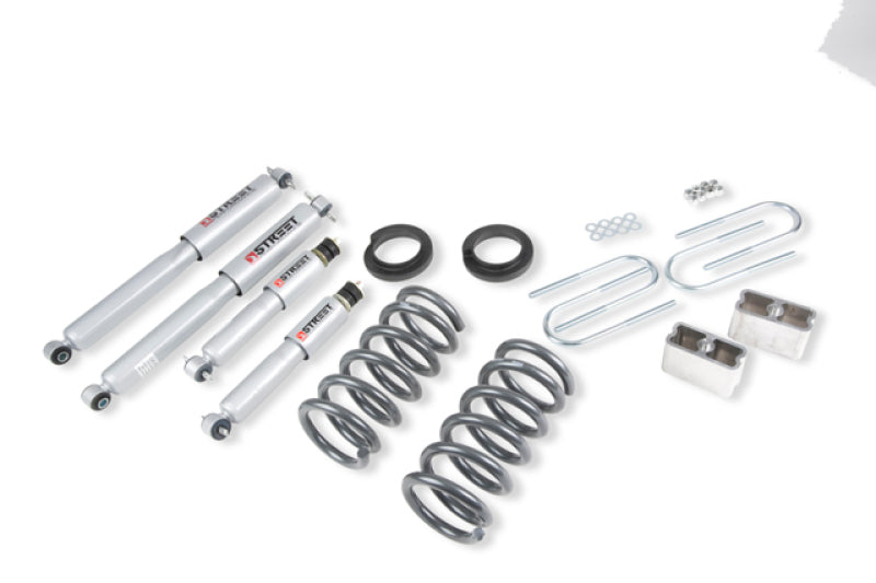 BT Lower Kit w SP Shocks - Belltech LOWERING KIT WITH SP SHOCKS