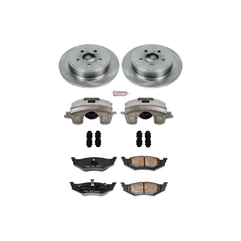 PSB Autospecialty Kit w/Cals - Power Stop 03-10 Chrysler PT Cruiser Rear Autospecialty Brake Kit w/Calipers