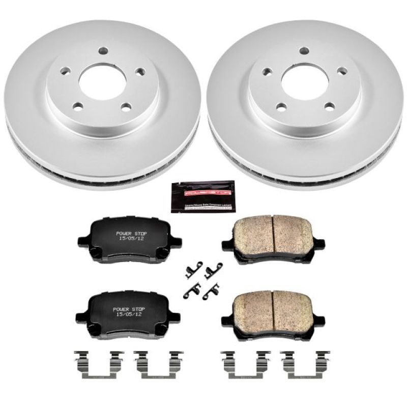 PSB Z17 Evolution Coated Kit - Power Stop 06-07 Chevrolet HHR Front Z17 Evolution Geomet Coated Brake Kit