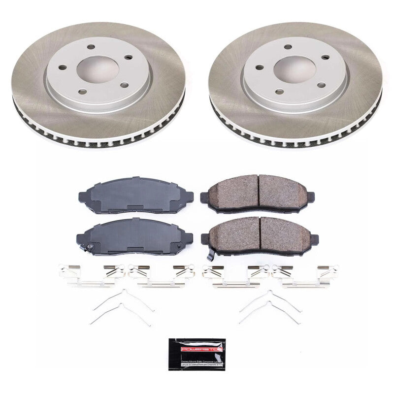 PSB Semi-Coated Rotor Kits - Power Stop 13-21 Nissan NV200 Front Semi-Coated Rotor Kit