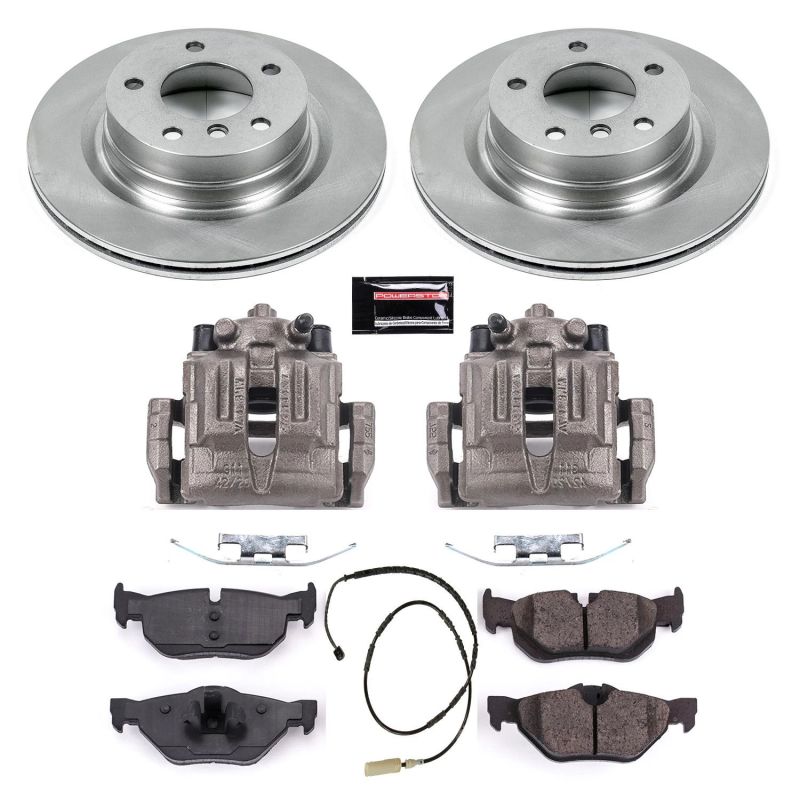 PSB Autospecialty Kit w/Cals - Power Stop 11-13 BMW 328i Rear Autospecialty Brake Kit w/Calipers