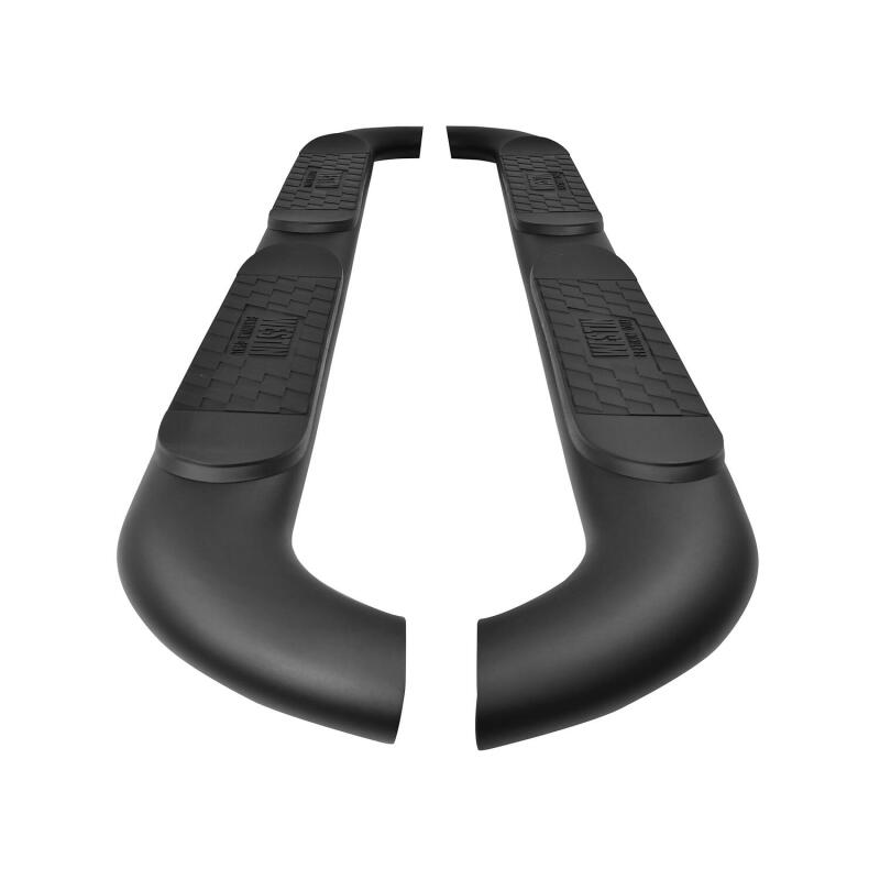 WES Nerf Bars - Platinum 4 - Westin 18-22 Jeep Wrangler JLU 4dr Platinum 4 Oval Nerf Step Bars - Tex. Blk