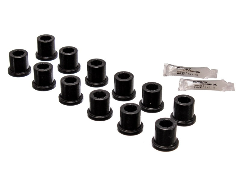 ES Spring/Shackle Bush - Black - Energy Suspension Rear Spring & Shackle Bushing - Black