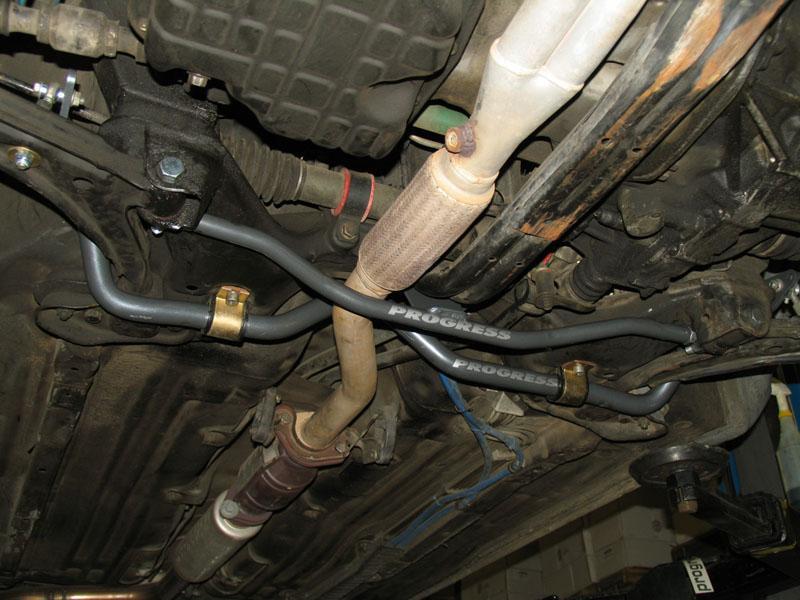 PRG Front Sway Bars - Progress Tech 91-94 Nissan Sentra Front Sway Bar w/ Adj. End Links (30 mm - Adjustable)