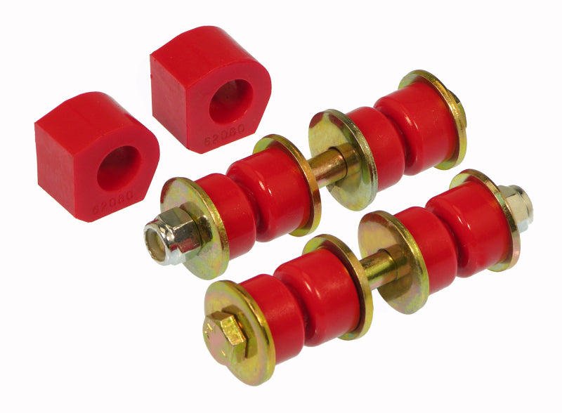 PRO Sway/End Link Bush - Red - Prothane 84-87 Honda Civic Front Sway Bar Bushings - 16mm - Red