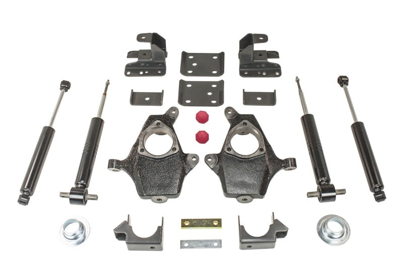 MXT Lowering Spindles - MaxTrac 07-16 GM C/K1500 2WD/4WD (Non Magneride) 3in/5in or 4in/6in Lowering Spindle Kit