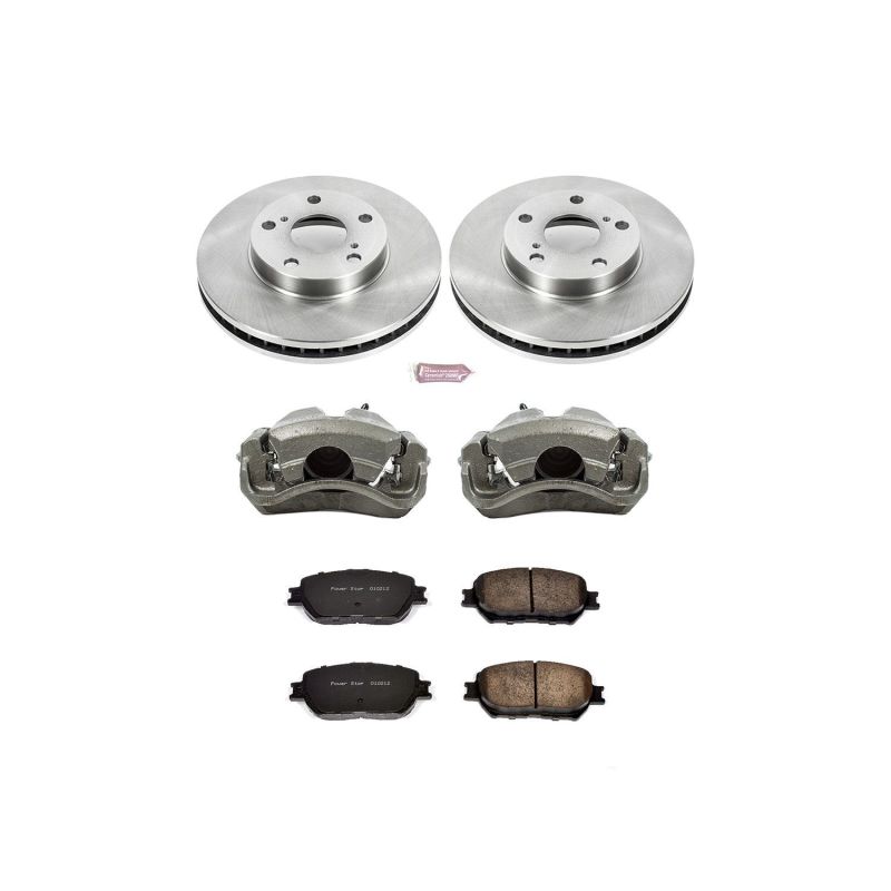 PSB Autospecialty Kit w/Cals - Power Stop 02-06 Toyota Camry Front Autospecialty Brake Kit w/Calipers