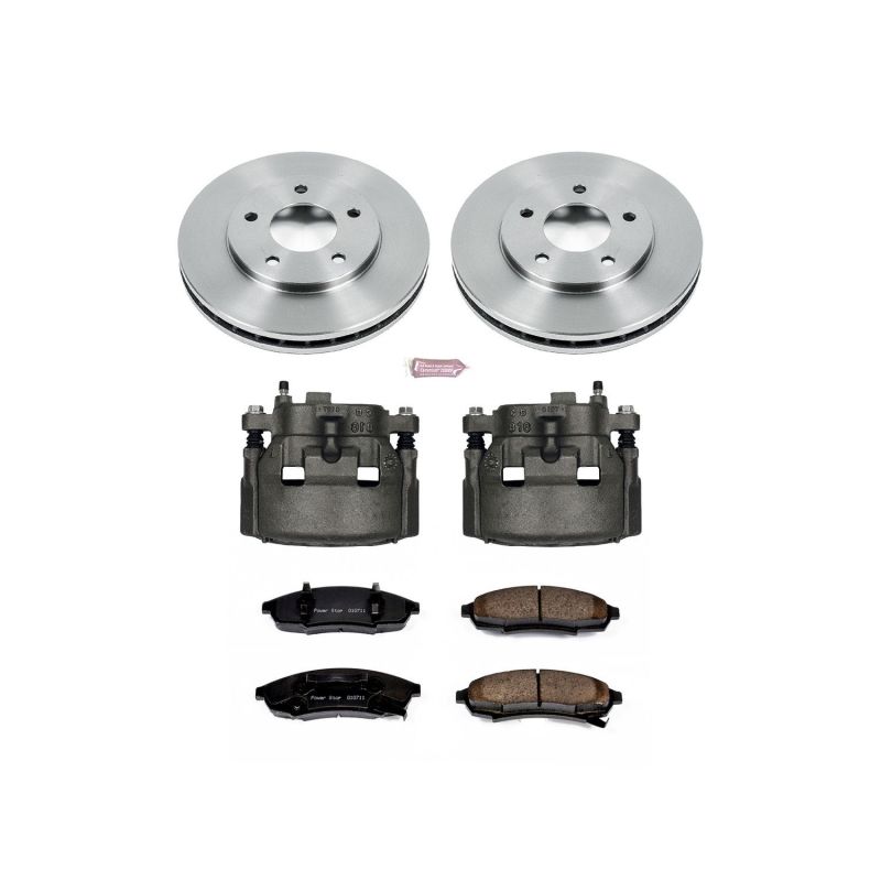 PSB Autospecialty Kit w/Cals - Power Stop 88-95 Buick Regal Front Autospecialty Brake Kit w/Calipers