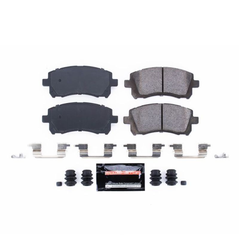 PSB Z23 Evolution Brake Pads - Power Stop 98-02 Subaru Forester Front Z23 Evolution Sport Brake Pads w/Hardware