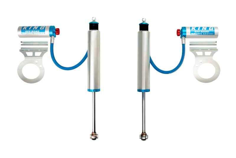 KIN 2.5 Shocks - King Shocks 2014+ Ram 2500 4WD Front 2.5 Dia Piggy Hose Shock w/Adjuster (Pair)