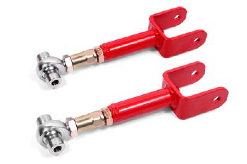BMR Control Arms - BMR 78-87 G-Body Upper Control Arms DOM On-car Adj Rod Ends - Red