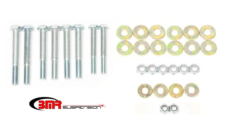 BMR Control Arms - BMR 91-96 B-Body Control Arm Hardware Kit Rear Upper And Lower - Zinc plated
