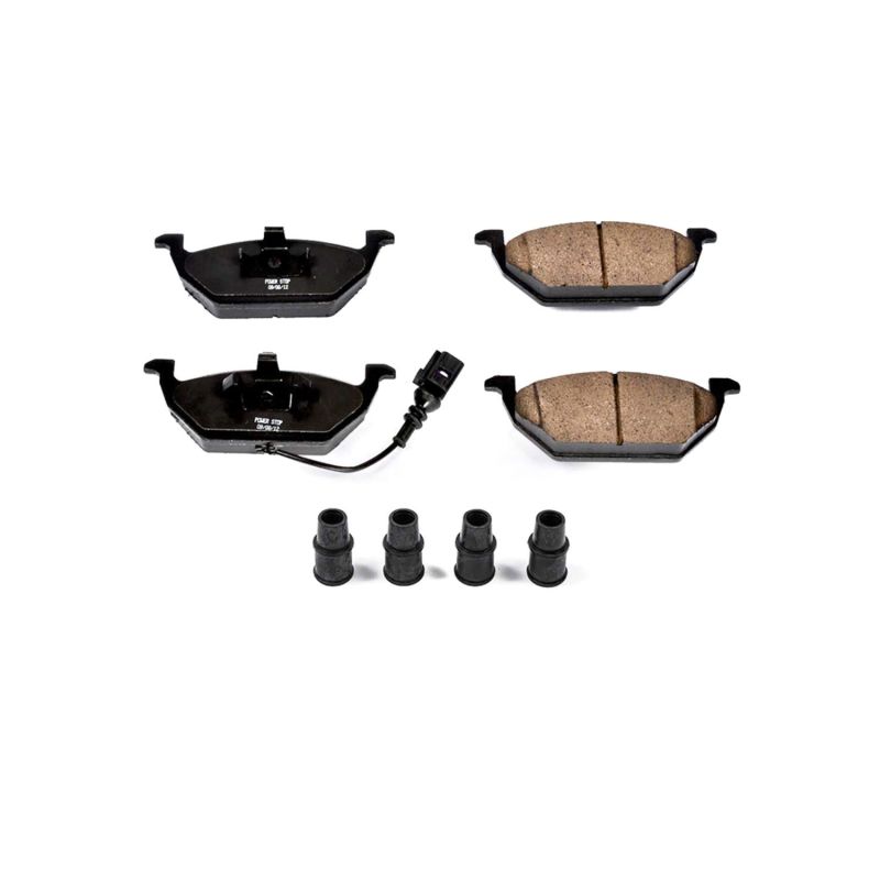 PSB Z17 Evolution Brake Pads - Power Stop 98-06 Volkswagen Beetle Front Z17 Evolution Ceramic Brake Pads w/Hardware
