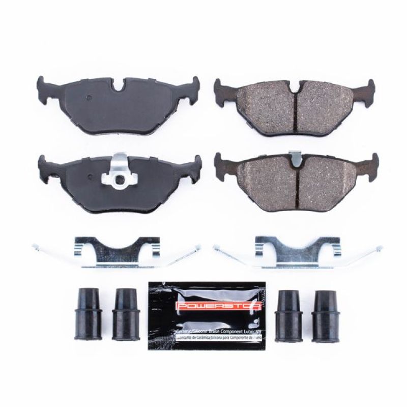 PSB Z23 Evolution Brake Pads - Power Stop 01-02 BMW 525i Rear Z23 Evolution Sport Brake Pads w/Hardware