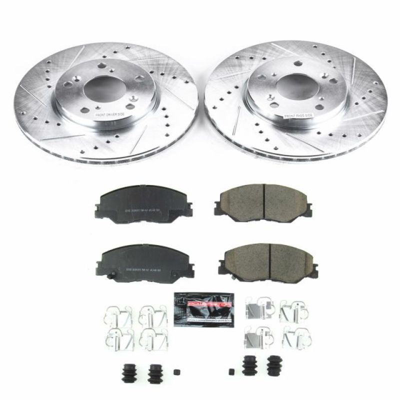 PSB Z23 Evolution Kit - Power Stop 2019 Honda Insight Front Z23 Evolution Sport Brake Kit