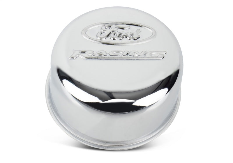 FR Breather Caps - Ford Racing Chrome Breather Cap w/ Ford Racing Logo - Twist Type