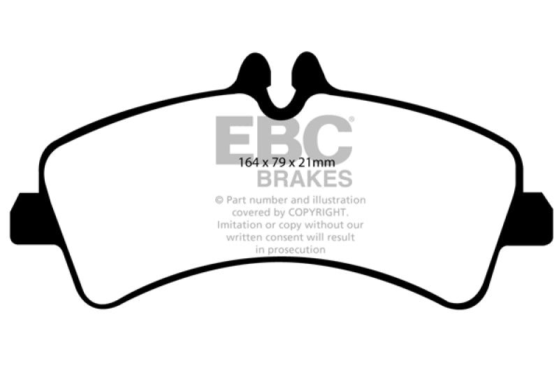 EBC Ultimax2 Brake Pad Sets - EBC 07+ Dodge Sprinter 3500 DRW Ultimax2 Rear Brake Pads