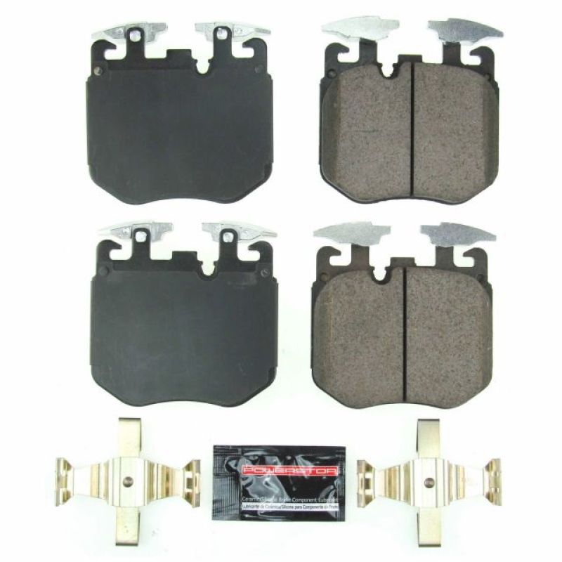 PSB Z23 Evolution Brake Pads - Power Stop 17-19 BMW 540i Front Z23 Evolution Sport Brake Pads w/Hardware