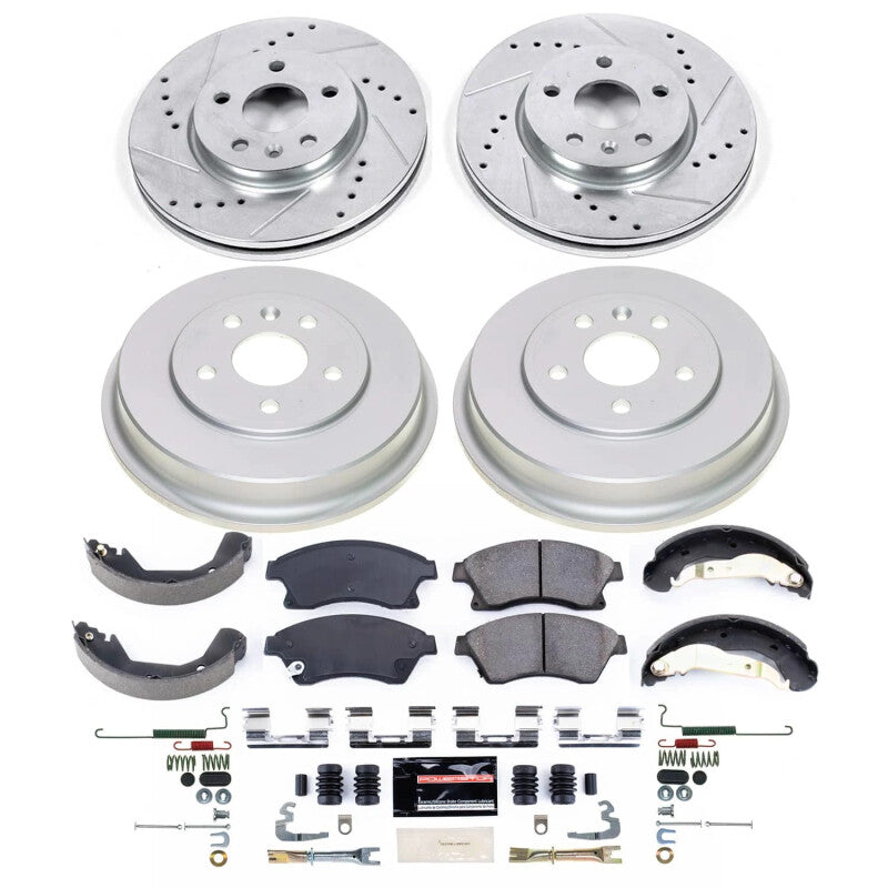 PSB Z26 Street Warrior Kit - Power Stop 20-22 Cadillac CT4 Front Z26 Street Brake Kit