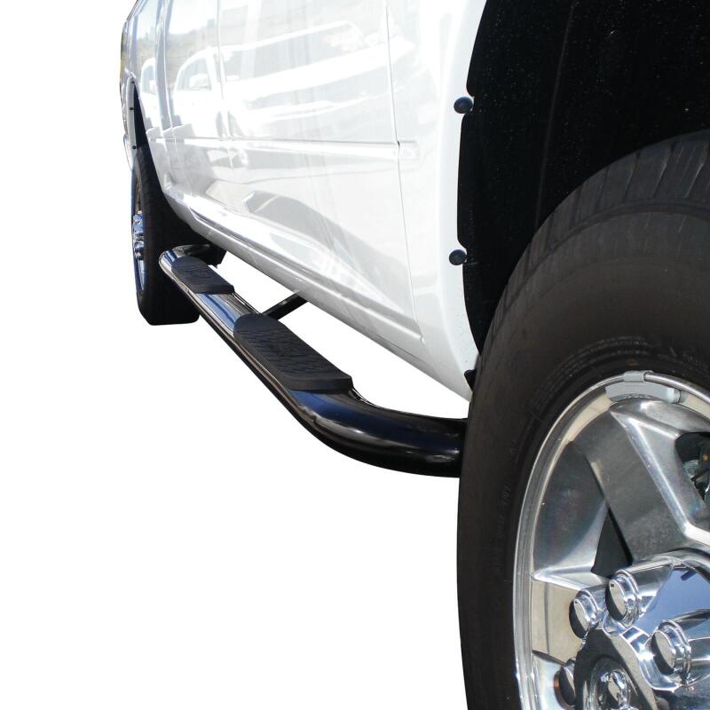 WES Nerf Bars - Platinum 4 - Westin 2010-2018 Dodge/Ram 25/3500 Mega Cab Platinum 4 Oval Nerf Step Bars - Black