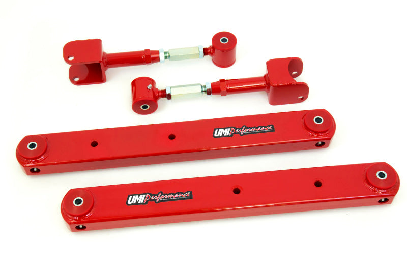 UMI Control Arm Kits - UMI Performance 64-67 GM A-Body Rear Control Arm Kit Fully Boxed Lowers Adjustable Uppers