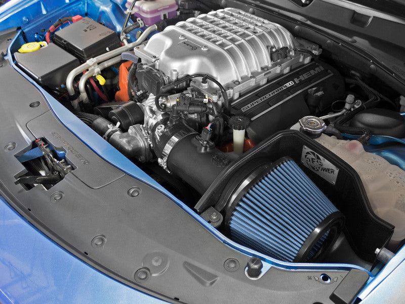 AFE Magnum FORCE Stage-2 Cold Air Intakes - aFe MagnumFORCE Intakes Stage-2 P5R AIS 15-16 Dodge Challenger SRT Hellcat 6.2L V8 (sc)