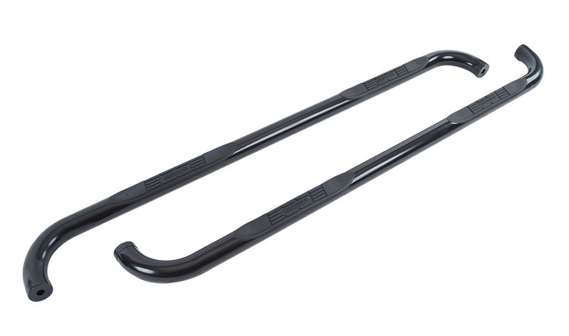 GOR Steps - 4000 - Blk - Go Rhino 14-19 Chevrolet Silverado 1500 LD (Classic) 4000 Series SideSteps - Cab Length - Black