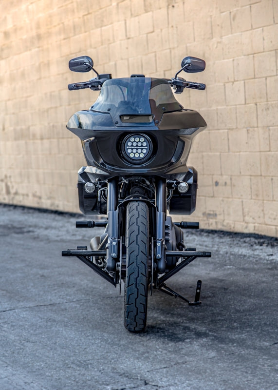 BUR Brawler Kits - Burly Brand 18-Up M8 Softail Brawler Kit Front -Black