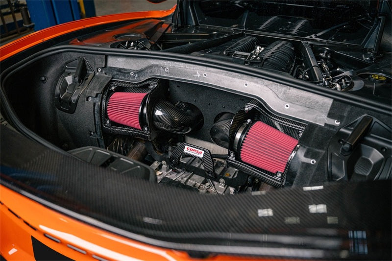 COR Air Intake Closed Box - Corsa 23+ Chevy C8 Z06 Carbon Fiber Air Intake w/ DryTech Filter