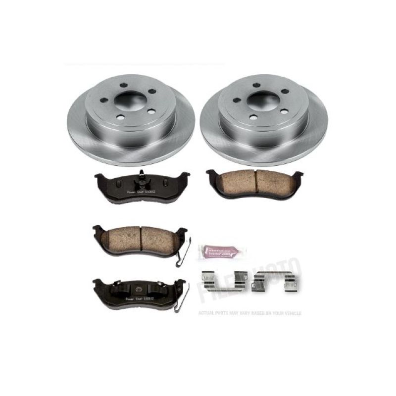 PSB Autospecialty Kit - Power Stop 03-07 Jeep Liberty Rear Autospecialty Brake Kit