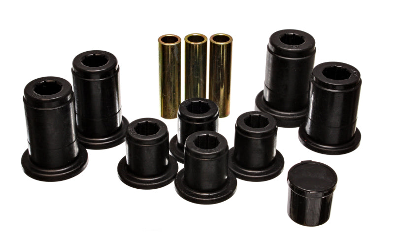 ES Cntrl Arm Bushings - Black - Energy Suspension Front Control Arm Bushing Set - Black