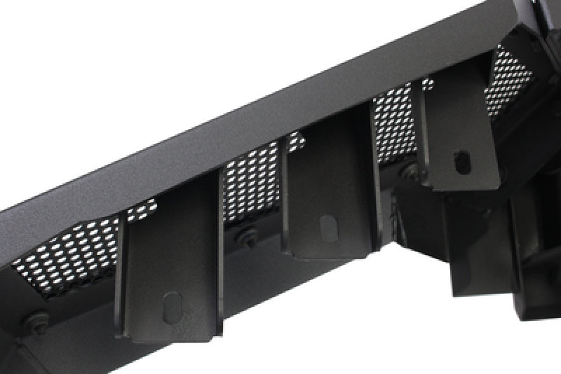GOR Element Bumper - Go Rhino 19-24 Ram 1500 (Excl. Rebel/Warlock/TRX) Element FR Bumper w/Fixed Lgt Bar Mount - Tex. Blk