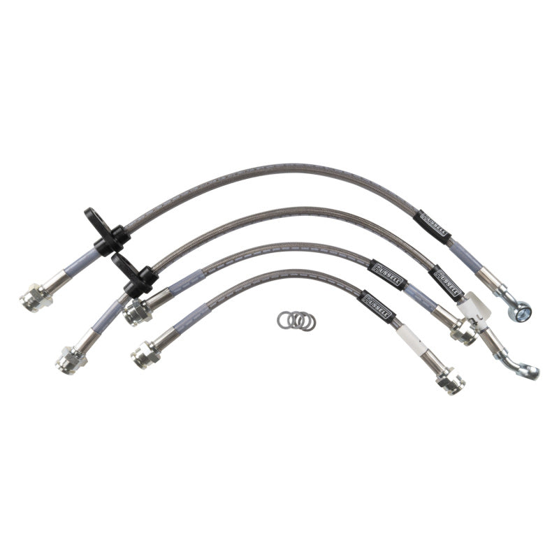 RUS Brake Line Kits - Russell Performance 96-98 Honda Civic Street Legal Brake Hose Kit