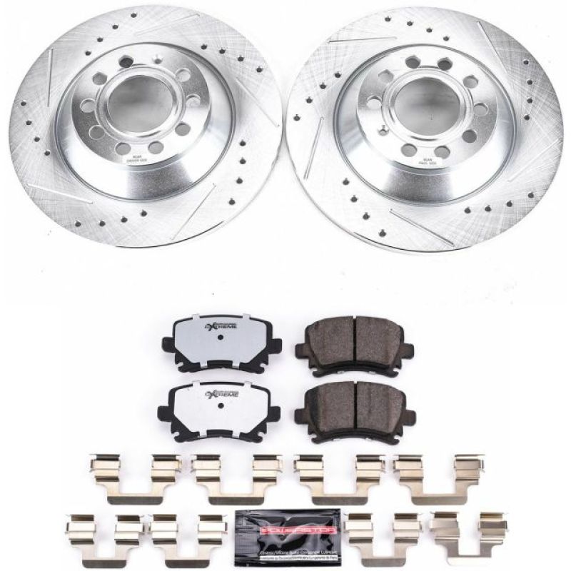 PSB Z26 Street Warrior Kit - Power Stop 05-11 Audi A6 Rear Z26 Street Warrior Brake Kit
