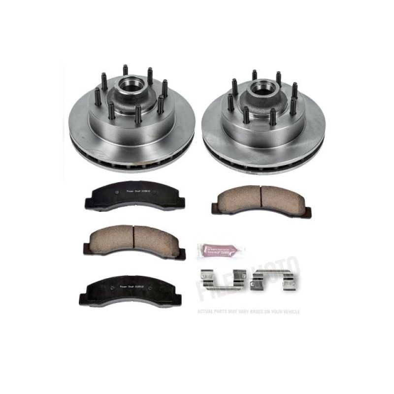 PSB Autospecialty Rotor - Power Stop 99-02 Ford F-350 Super Duty Front Autospecialty Brake Kit