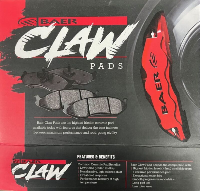 BAE Claw Brake Pads - Baer Brakes 83-86 Ford LTD Claw Brake Pads