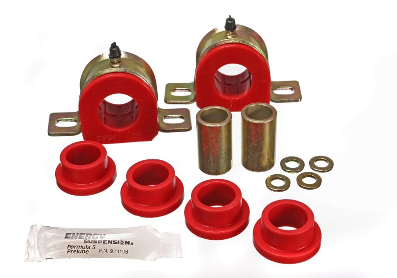 ES Sway Bar Bushings - Red - Energy Suspension 73-80 GM K5 Blazer / 73-80 K10/K20/K30 Red Complete Front Sway Bar Bushing Set