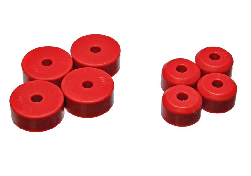 ES Motor Mounts - Red - Energy Suspension 55-57 Chevy Stock 8cyl ONLY Red Motor Mounts