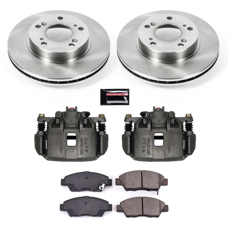 PSB Autospecialty Kit w/Cals - Power Stop 11-15 Honda CR-Z Front Autospecialty Brake Kit w/Calipers