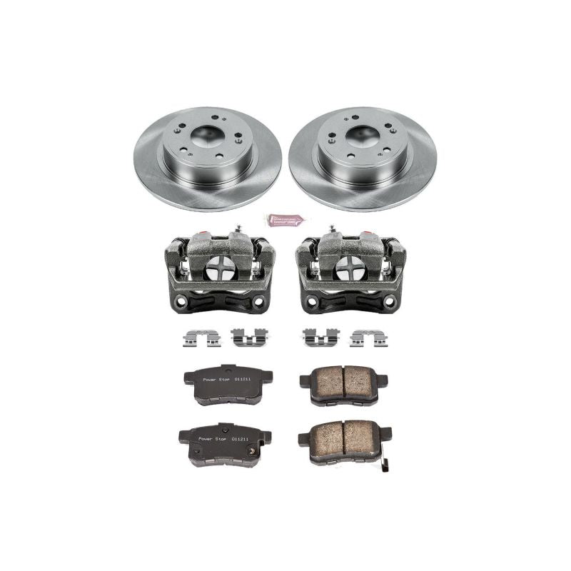 PSB Autospecialty Kit w/Cals - Power Stop 09-10 Acura TSX Rear Autospecialty Brake Kit w/Calipers