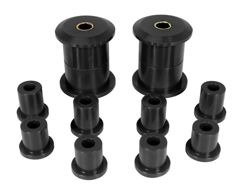 PRO Spring/Shackle Bush- Blk - Prothane 70-83 AMC 2.0 OD Spring & Shackle Bushings - Black