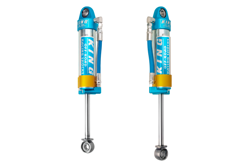 KIN 2.5 Shocks - King Shocks 96-04 Toyota Tacoma (6 Lug) Rear 2.5 Dia Piggy Hose Reservoir Shock (Pair)