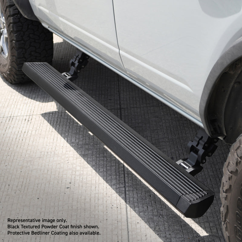 GOR RealTruck VoltStep Running Boards - RealTruck 18-24 Jeep Wrangler 2dr VoltStep Electric Running Board Kit (No Drill) - Bedliner Coating